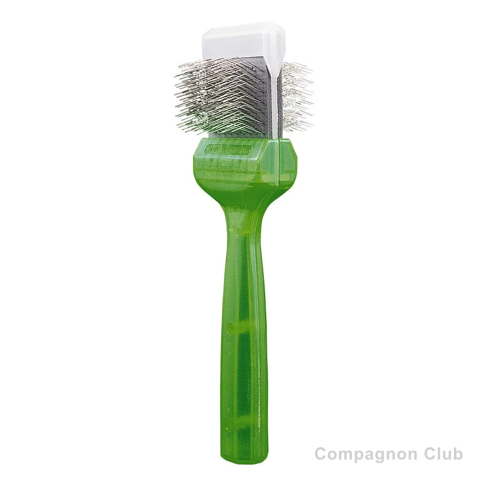 Brosse ActiVet Pro Soft verte - Simple 4,5 cm - produit boutique ActiVet